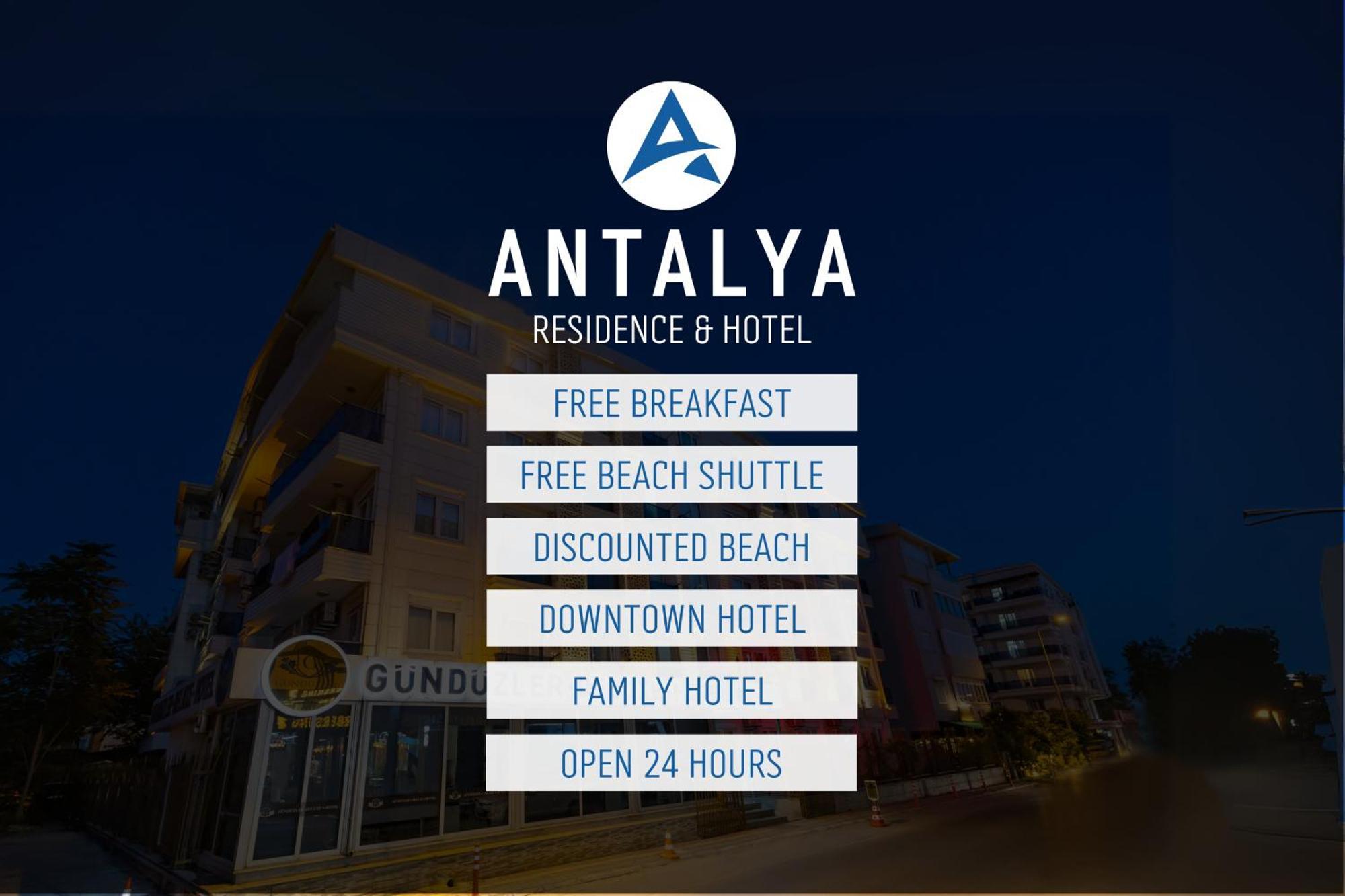 Antalya Residence Hotel Bagian luar foto